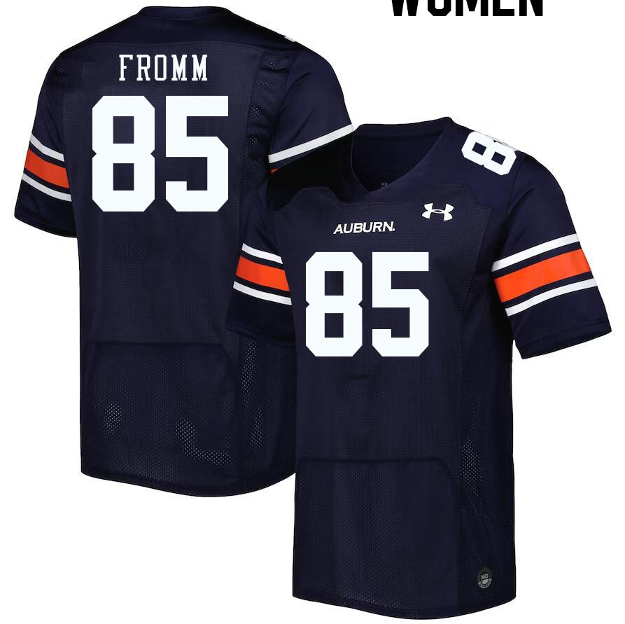 Women #85 Tyler Fromm Auburn Tigers College Football Jerseys Stitched-Navy - Click Image to Close
